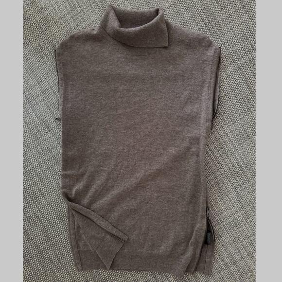 ALL SAINTS NWOT Wool/Cashmere Kaninda Sleeveless Zip Sided Tunic Sweater Dress 4 - Picture 2 of 6